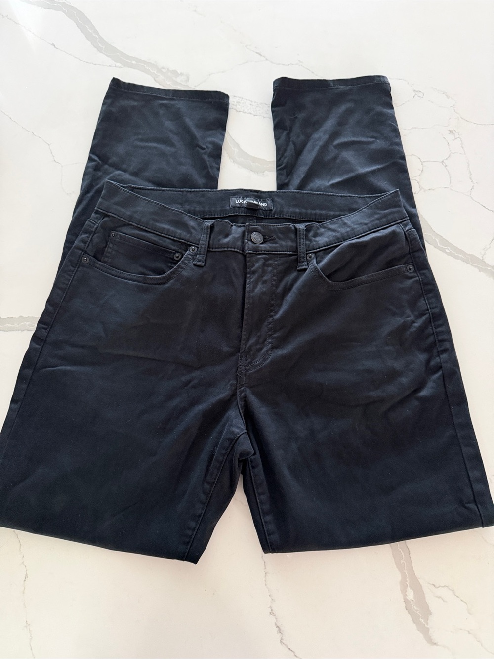 Lucky Brand 121 Slim Straight Black Men's Jeans